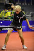 Georgina Pota Tischtennis  Weltcup Aktionbild Rckhand Service Spielfoto