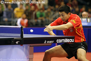 Weltmeister 2017 Ma Long Chinese Goldgewinner von Dsseldorf und Suzhou