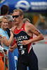 Triathlon WM-Foto: Jan Celustka Tschechien Athlete Laufbild Nahportrt an weiblichen Fans