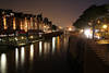 Hamburg Brook Speicher Nachtlichter Wasser Fleet Zollkanal Panorama Bei den Mhren