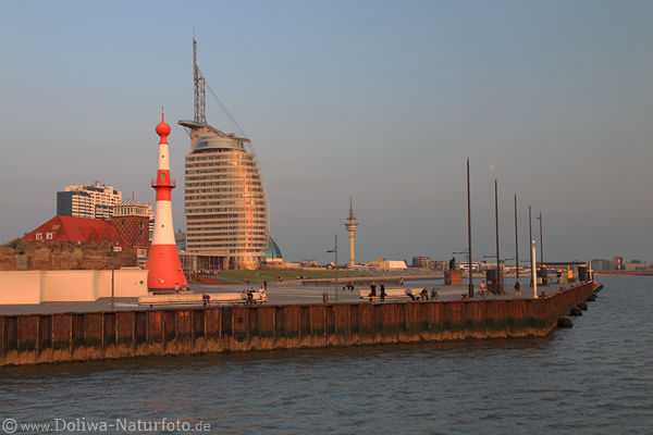 Bremerhaven Meerufer Nordsee-Promenade