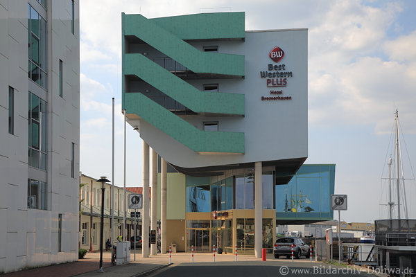 Hotel Bremerhaven Reise Unterkunft am Hafenkai Best Western Plus Hochhaus