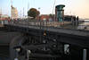 Drehbrcke Schleuse Bremerhaven Foto schliet Weserkanal zum Neuer Hafen