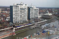 Bremerhaven City Alter Hafen 2008 Bauphase Foto von oben ber Museumshafen Wasserbecken