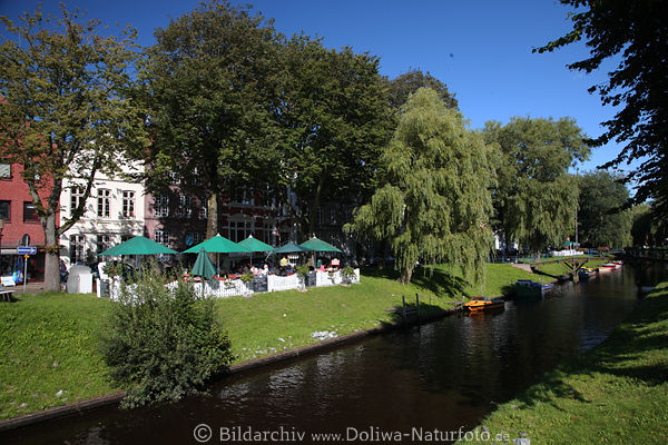 Hollndische Stube Foto Caf an Gracht Friedrichstadt Wasserkanal