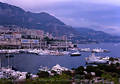 Monaco Bergkste Hafenbucht Monte-Carlo Stadt Yachten an Cote dAzur Foto