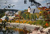 Schluchsee Herbst Landschaft bunte Farben Wasserufer Schwarzwald Ferienort