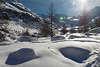 Alpenwinter Schneelandschaft