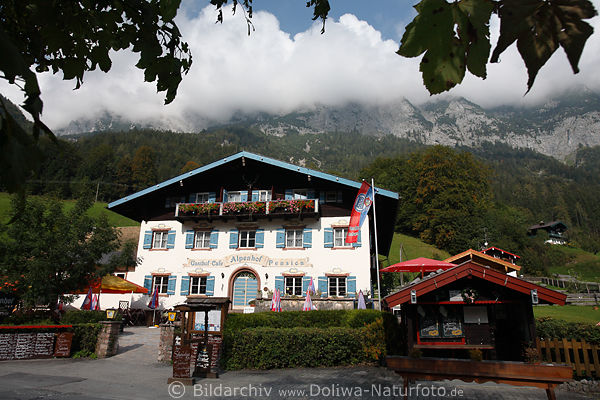 Hintersee Gasthof-Pension Alpenhof mit Café in 83486 Ramsau