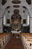 915142_Altar und Innenraum der Maria Gern Kirche, Gotteshaus Innenarchitektur Foto