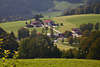 914072_Ramsau bei Berchtesgaden grüne Wiesen mit Bauernhöfen Vorderponholz + Hinterponholz Häuser