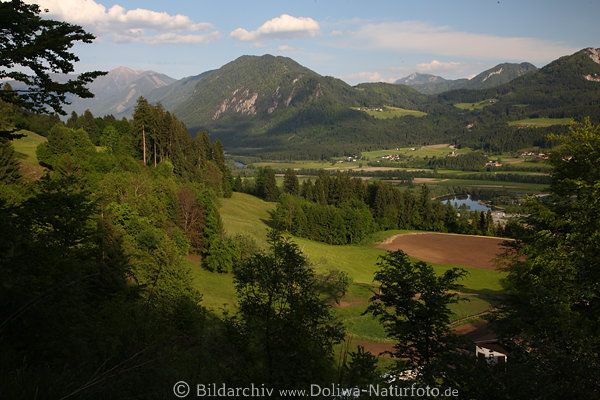 Greifenburg in Drautal Naturidylle Gailtaler Alpen Berglandschaft