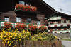 Blumige Gasthuser Foto in Kals am Groglockner Grodorf Holzhuser Blumenschmuck Bilder