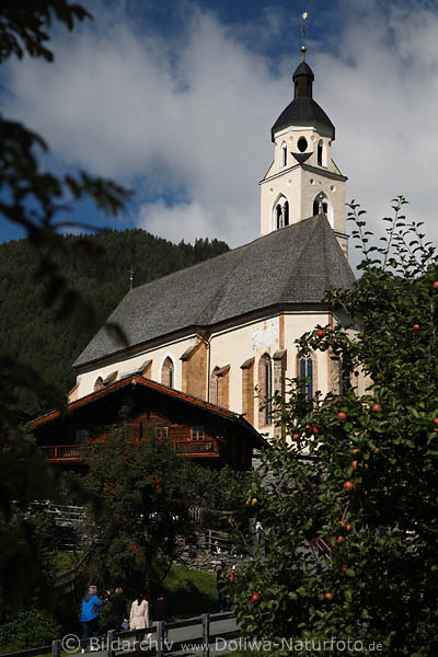 Pilgerkirche Maria Schnee Foto Bergdorf Obermauern Virgental Wallfahrtort Osttirols
