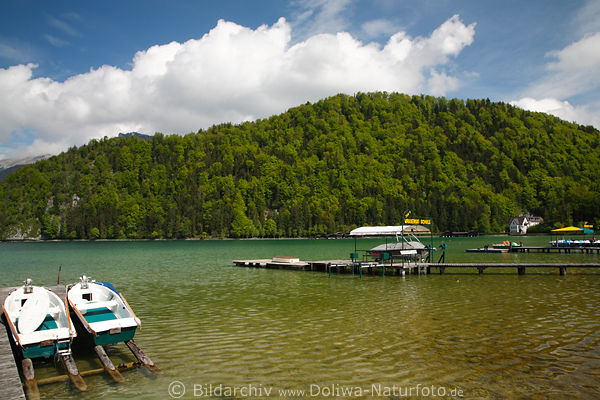 Strobl Wasserlandschaft am Wolfgangsee Brglufer Karibik der Salzkammergut Foto