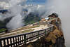 105961_Schutzhaus zum Himmelspforte Foto Stimmung über Schafberg ziehenden Wolken & Sonne