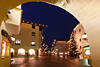 Kitzbühel Altstadt Architektur bei Nacht
