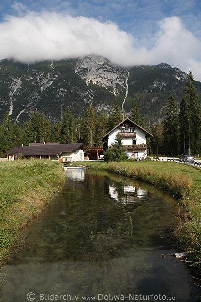  Forellenhof am Weidachsee Wasserbach Foto in Leutasch-Oberweidach