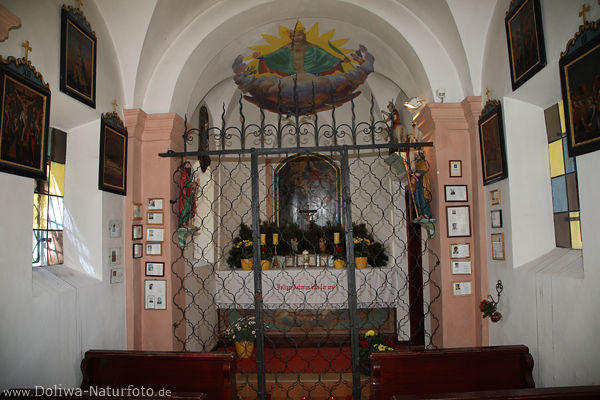 Kapelle-Altar des Heiligen Antonius Innenraum