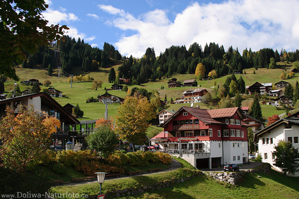 Hirschegg Fotos Kleinwalsertal Alpendorf Natur Bilder Urlaubsidyll in 1125m Berghöhe
