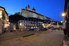 Markplatz Melk Nachtlichter Foto Altstadt Klosterburg Skyline Reise Romantik in Abendstunde