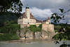 Schloss auf Donaufelsen Burg Schnbhel Wasserufer-Festung