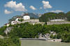 Burg Kufstein grüne Alpenlandschaft Foto über Inn Wasserfluss Berge Naturidylle Bilder