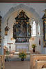 Altarbild Oberkirch-Nikolauskapelle historische Spitzenbogenfester Mittelaltar