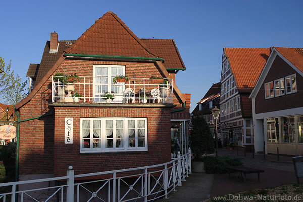 Jork Caf Evers Galerie Altesland Reise Foto an der Brcke ber Fleet Flsschen