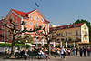 Lindauer Altstadt Seeufer Promenade Foto Cafe Hotel Insel Bodensee Hafen Touristen Reisebild