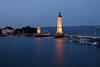 Lindau Leuchtturm Hafentor zum Bodensee: Das bayerische Tor zum Schwäbischen Meer Nachtfoto