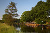 1100774_Hammekanal Fotos bei Neu Helgoland Brcke Worpswede Weg in grne Natur am Wasser Bilder