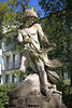 Drachentöter Siegfried Foto Bremen Denkmal Bürgerpark Skulptur von Constantin Dausch