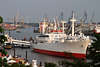 Museumsschiff, Cap San Diego, Elbe berseebrcke, Hafenkrne Hamburg Foto