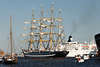 Segelschiff “Krusenstern” Fotos (Padua) + Rigmor von Glückstadt bei Hafengeburtstag Schiffsparade