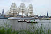 Hamburger Hafen Geburtstag 2004 an Landungsbrücken