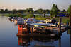 108559_Elbufer-Hafen Neu-Darchau Sportboote Wassersteg Yachten Landschaftsbild
