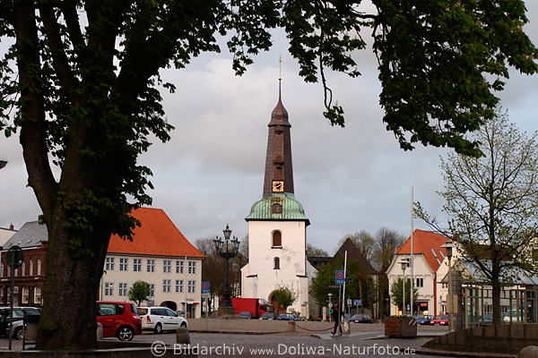 Glckstadt Marktplatz Kirche