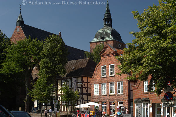 Burg Strae Kirche Backsteinbau Architektur Insel Fehmarn historische Sehenswrdigkeit