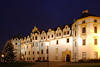 Schloss Celle Weihnachtsbaum Nachtfoto Advent Kerzenlichter Architektur Perspektive Panorama