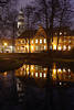 Celle Park City-Nachtlichter Kirchturm Weihnachtszeit Romantik-Foto