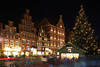 Backsteinbau Lüneburger Altstadt Nachtfoto Am Sande Tannenbaum Adventslichter