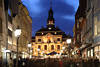 Rathaus Strasse Lüneburger Altstadt Weihnachtsmarkt Nachtfoto Adventstimmung-Lichtbild