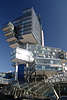 Glaspalast der Norddeutschen Landesbank in Hannover Architektur futuristisches Glasgebäude