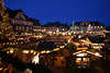 916244_Goslar Weihnachtsmarkt Panorama Foto Marktplatz romantische Stimmung Altstadt Häuser blaue Stunde