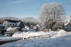 101084_Schierke im Schnee Winterfoto mit Blick zum Wurmberg, Harzer Ferienbergdorf Idylle in Naturlandschaft