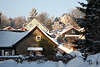 101738_Schierke Bergdorfidylle Blick Winterfoto Harzer Ferienortes Häuser in Schneelandschaft von Brockenurlaub