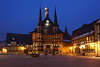 Wernigerode historisches Rathaus am Marktplatz Reisefoto Harz Urlaubsreise Sachsen-Anhalt Reisetip