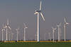 Windpark Windmühlen-Landschaft Dithmarscher Marsch Windkraftwerke