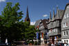 704772_ Frankenberg Altstadt Rathaus Liebfrauenkirche bunte Fachwerkhuser